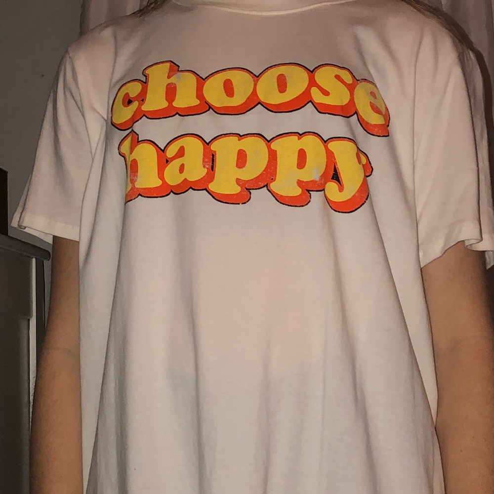 Choose happy t shirt